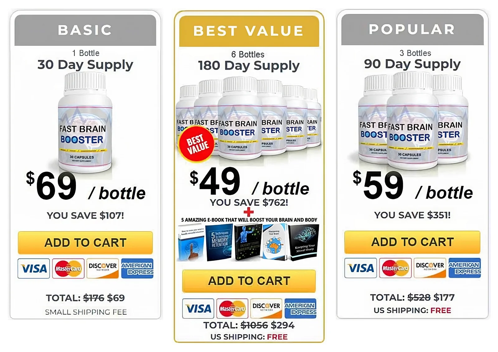 Fast Brain Booster Discount Price